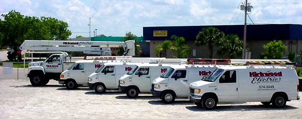 Service Vehicles for Electrical Repairs in Cape Coral and throughout Lee, Charlotte and Collier Counties.